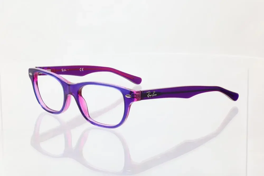 Ray-Ban RB1555 3666 46-16-125mm Eyeglass FRAMES ONLY - FAIR CONDITION